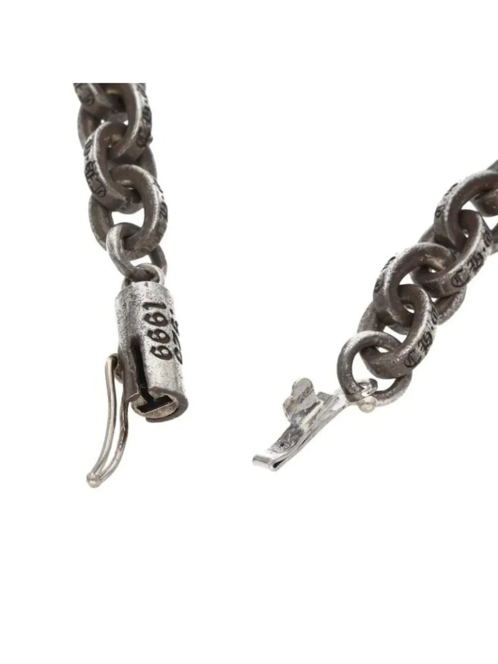 Chrome Hearts Paper Chain 24 Silver Necklace